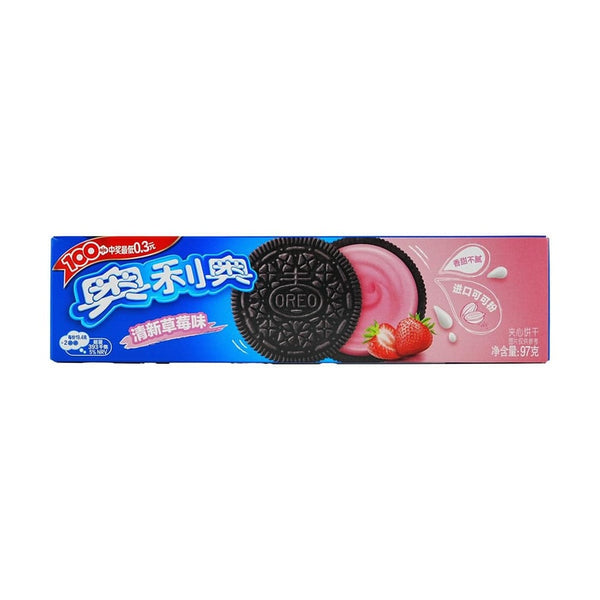 奥利奥 夹心饼干 清新草莓味 97g