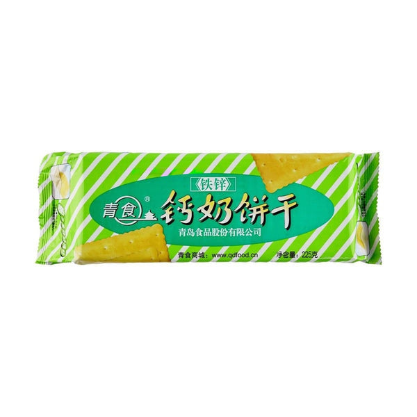 青食 铁锌钙奶饼干 240g