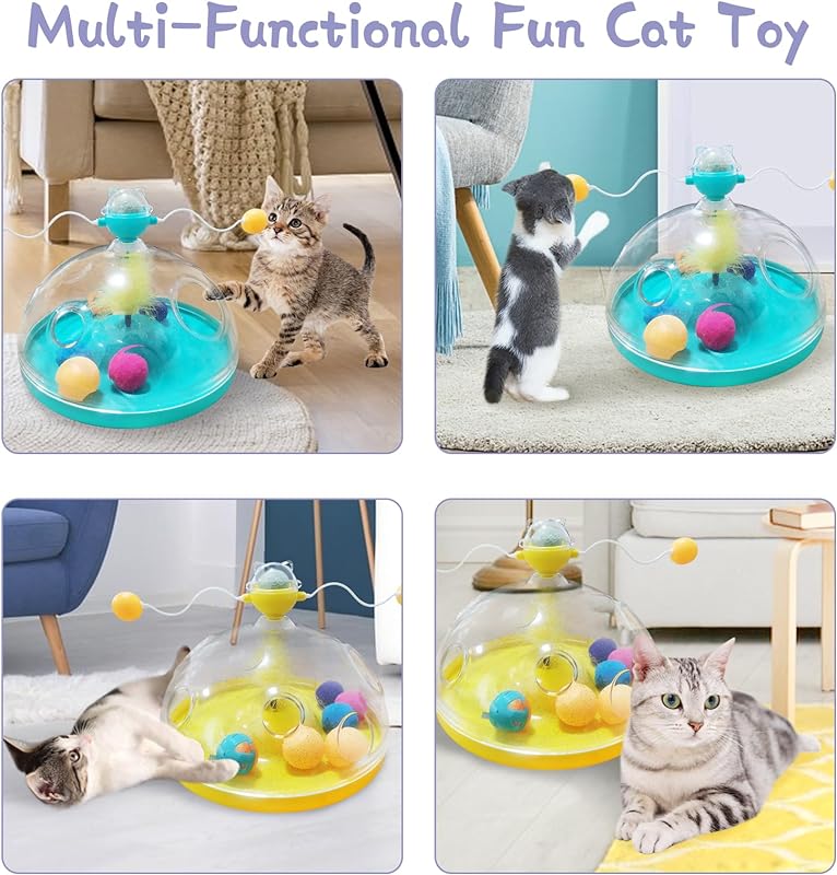 宠物猫猫互动玩具 黄色