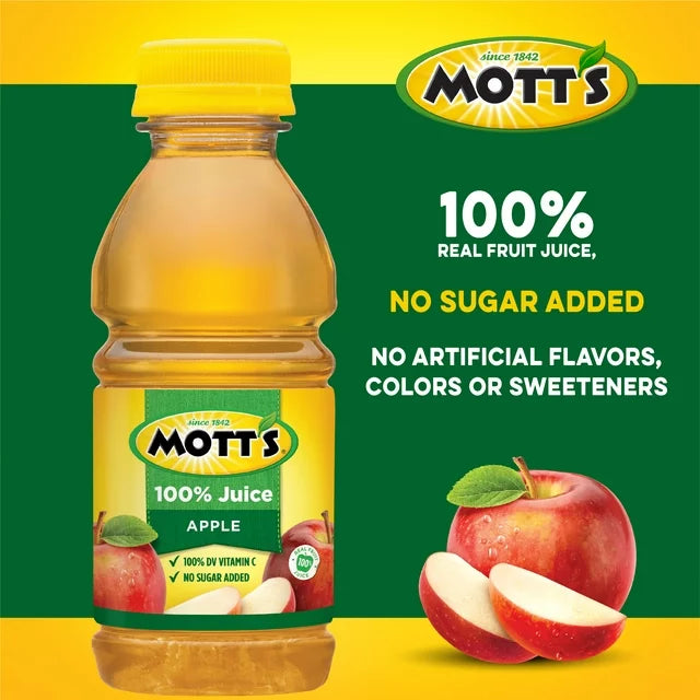 MOTTS 100%苹果汁 2.45L*2瓶 ***仅限自取