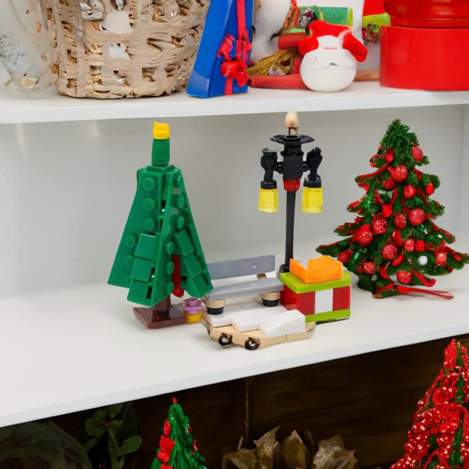DR.STAR 积木组装玩具 圣诞狂欢夜系列套装 8件套